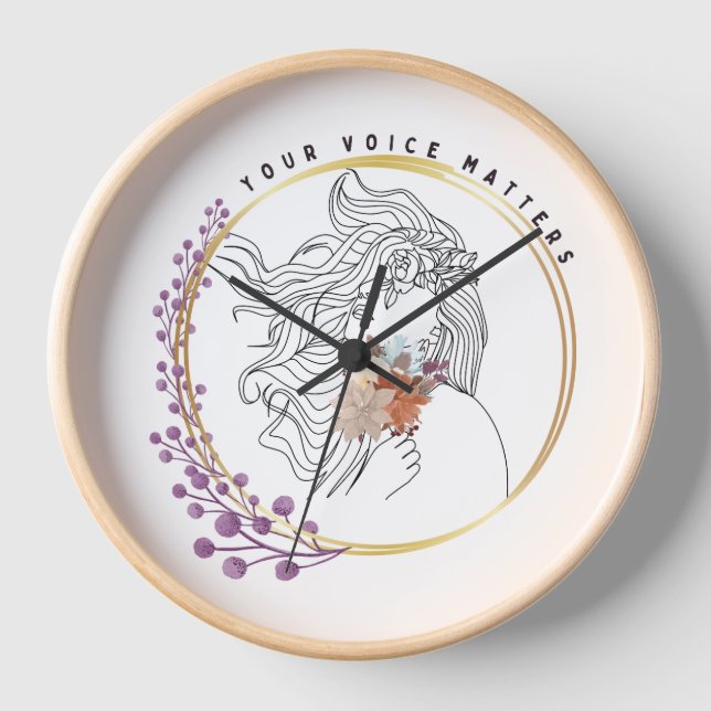 Your Voice Matters Clock (Front)