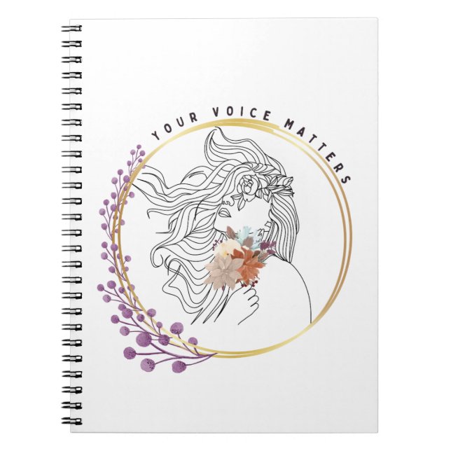 Your Voice Matters Notebook (Front)