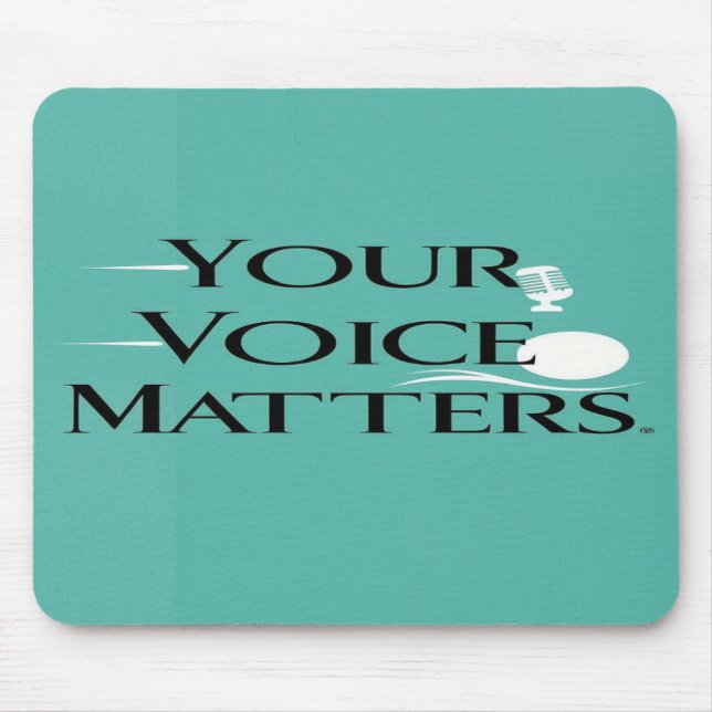 Your Voice Matters option 2 Mouse Pad (Front)