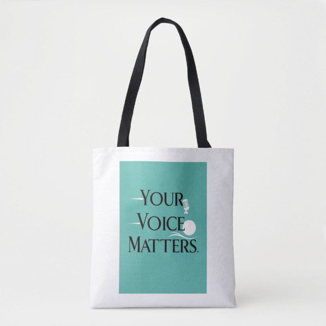 Your Voice Matters option 2 Tote Bag (Front)
