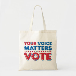 Your voice matters VOTE Tote Bag