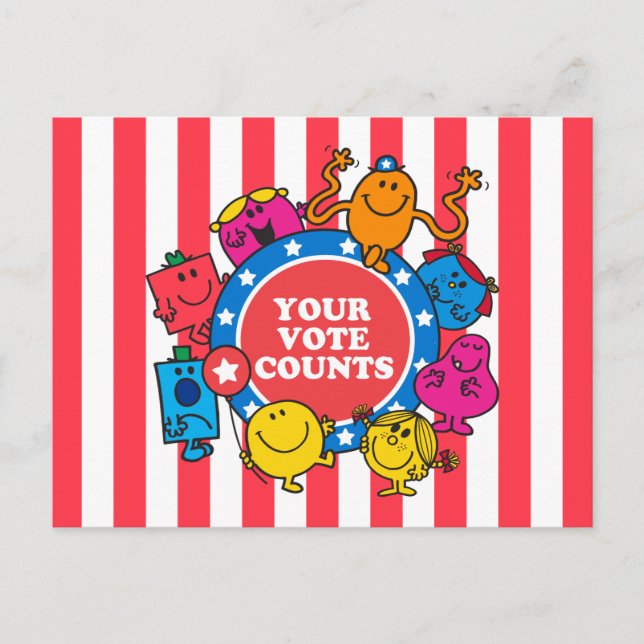 Your Vote Counts! Postcard (Front)