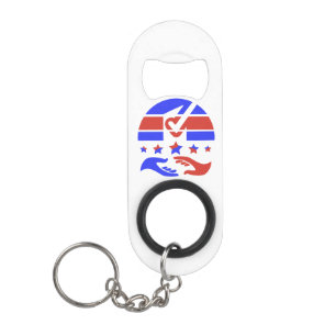 Your vote is your voice keychain bottle opener