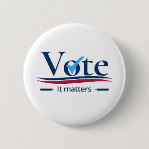 Your Vote Matters 2 Inch Round Button