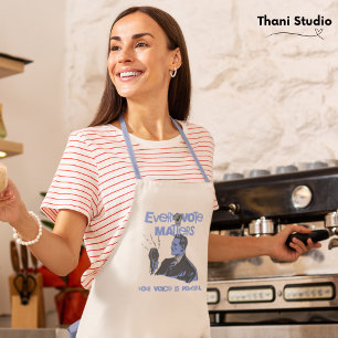 Your Vote Matters Election Political Blue Printed Apron
