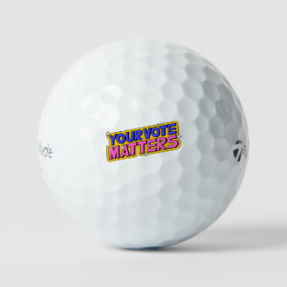 'Your Vote Matters' Midterms Election Season Event Golf Balls
