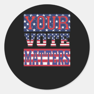 Your Vote S - Usa Sticker 
