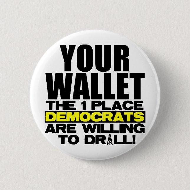 Your Wallet 2 Inch Round Button (Front)