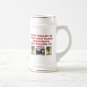 YOUR WALLET BEER STEIN