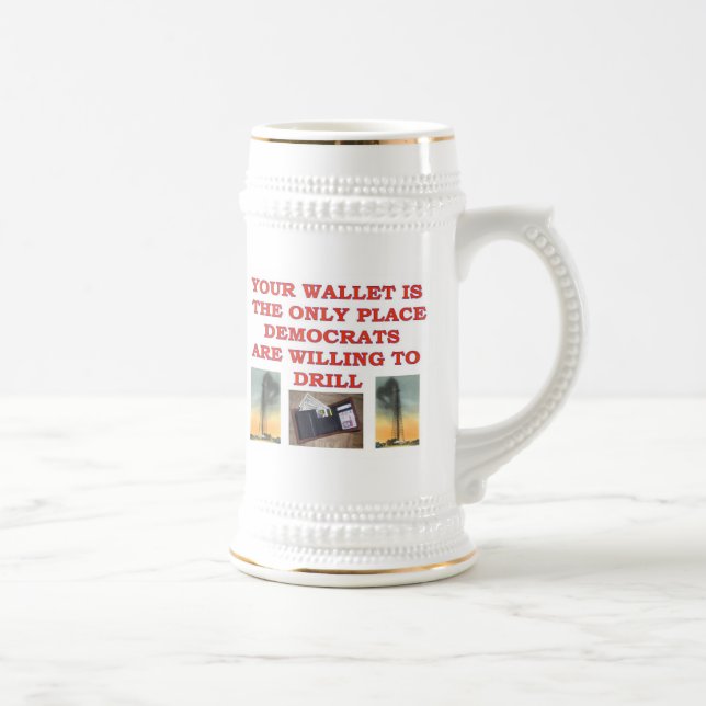 YOUR WALLET BEER STEIN (Right)