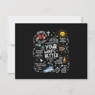 Your Way's Better Christian Quote Jesus Faith Bibl Invitation