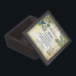 Your Wedding Bridesmaid Thank You Gift Gift Box<br><div class="desc">Bridesmaid Wood Keepsake Custom Designer Personalized Jewellery Box or Memory Box Elegant</div>