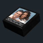 Your Wedding or Engagement Photo Anniversary Gift Gift Box<br><div class="desc">Wedding Black Lacquer Keepsake Custom Designer Personalized Jewellery Box or Memory Box Elegant Unique Wedding Anniversary  Christmas Gifts or Valentines Day Gifts</div>