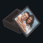 Your Wedding or Engagement Photo Anniversary Gift Keepsake Box<br><div class="desc">Wood Keepsake Custom Designer Personalized Jewellery Box or Memory Box With Your Couples Photo or Wedding Photo or Anniversary Photo or Family Photo</div>