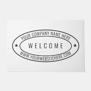 Your Welcome Business Office Doormat Custom Colour