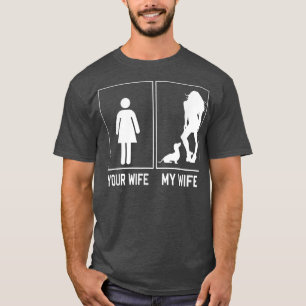 Your Wife My Wife Dachshund Funny For Husband T-Shirt