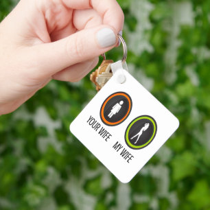 Your Wife My Wife Keychain