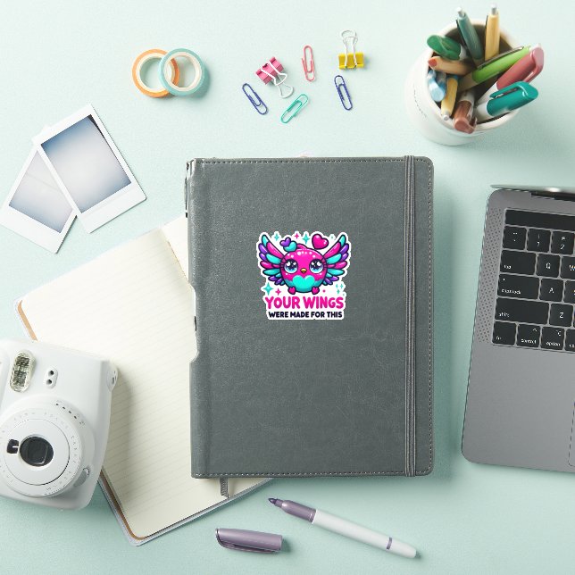 Your Wings Were Made For This Hummingbird Sticker (iPad Cover)