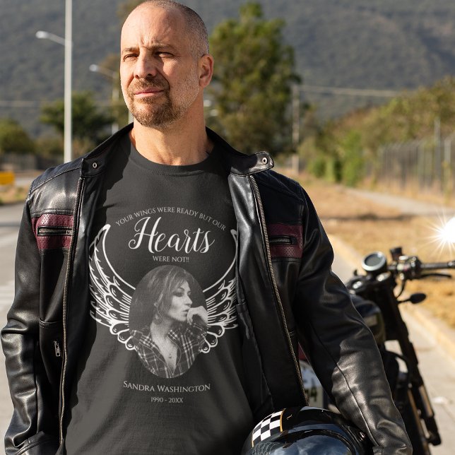 Your Wings Were Ready  | Photo Memorial T-Shirt (Creator Uploaded)