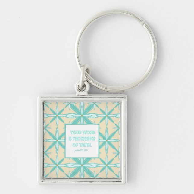 Your Word Is The Essence of Truth Ps 119:160 Keychain (Front)