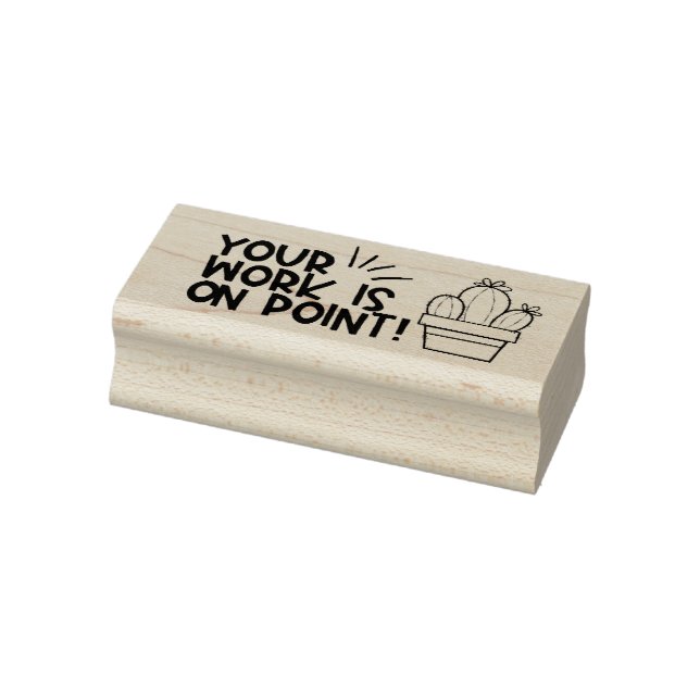 Your Work is on Point Teacher Stamp (Stamp)
