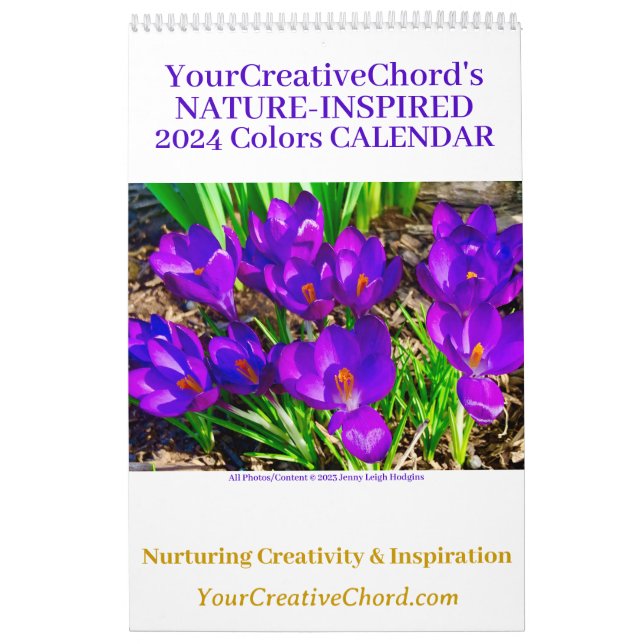 YourCreativeChord 2024 Colours Calendar (Cover)
