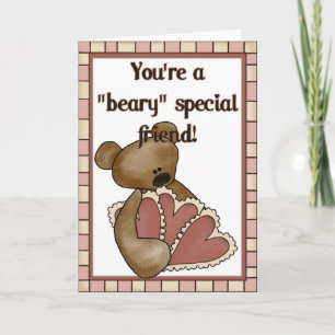You're a Beary Special Friend Valentine's Day Card