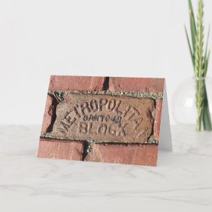 You're a Brick - Thank You Card