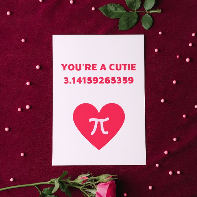 You're a cutie pi holiday card (Creator Uploaded)