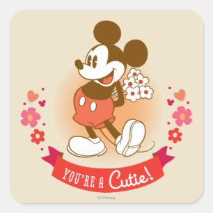 You're a Cutie! Square Sticker