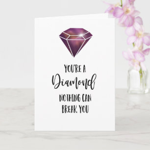 you're a diamond sympathy card cancer illness loss