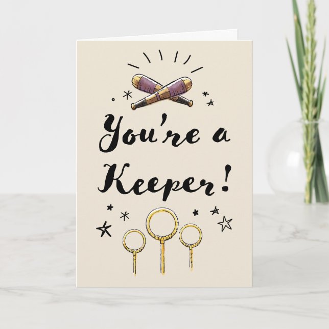 You're A Keeper Card (Front)