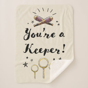 You're A Keeper Sherpa Blanket