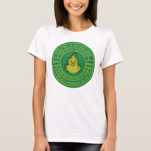You're a Mean One Mister Grinch Badge T-Shirt