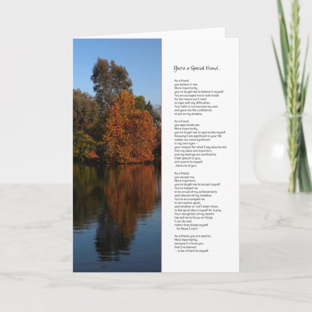 You're a Special Friend... Card (Front)