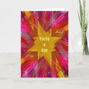 You're a star card