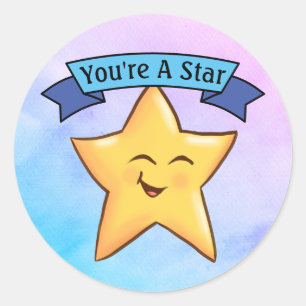 You're A Star Classic Round Sticker