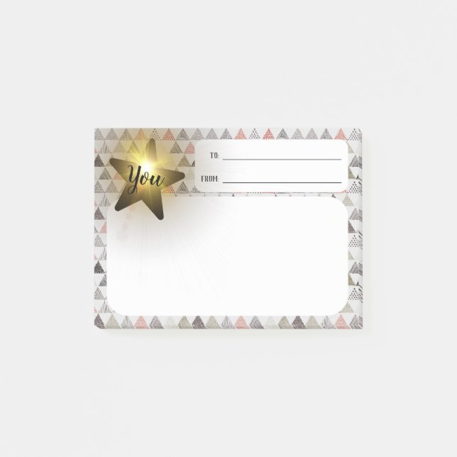 You're a star employee recognition post-its post-it notes (Front)