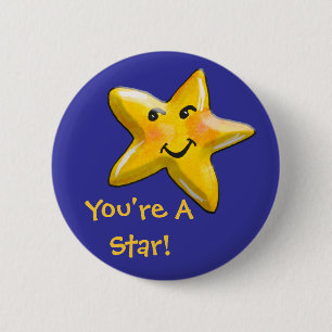 You're A Star Encouragement Button