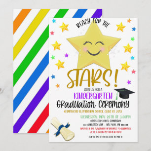 You're A Star kids Grad Ceremony invite