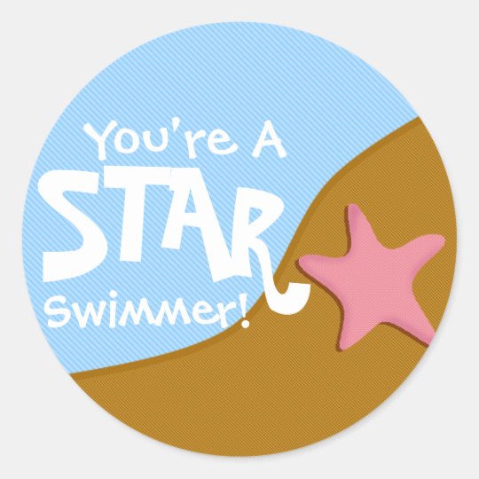 You're A Star Swimmer! Sticker