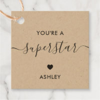 You're a Superstar Gift Tags, Super Star Kraft