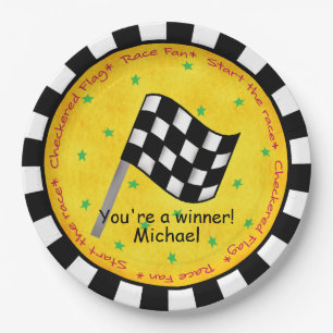 You're a Winner Name Personalized Celebration Paper Plate