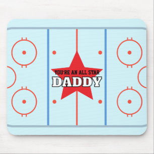 You're an All Star Hockey Rink Personalized Gift Mouse Pad