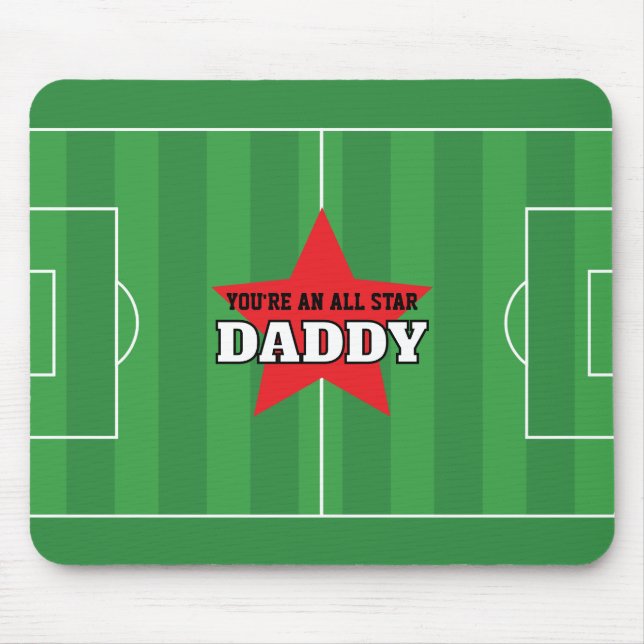 You're an All Star Soccer Field Personalized Gift Mouse Pad (Front)