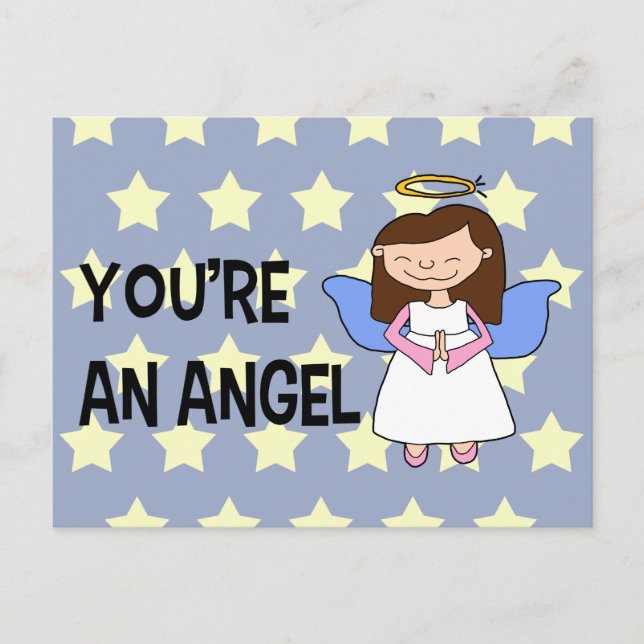 You're An Angel Postcard (Front)