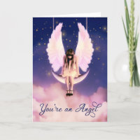 You're and Angel Celestial Swinging on the Moon
