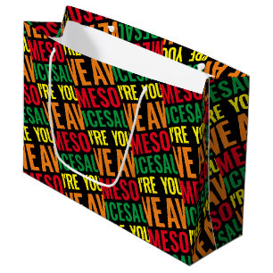 You're Awesomesauce! World Compliment Day Large Gift Bag
