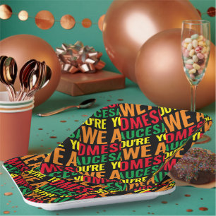 You're Awesomesauce! World Compliment Day Paper Plate