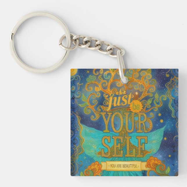 You're Beautiful  Keychain (Front)